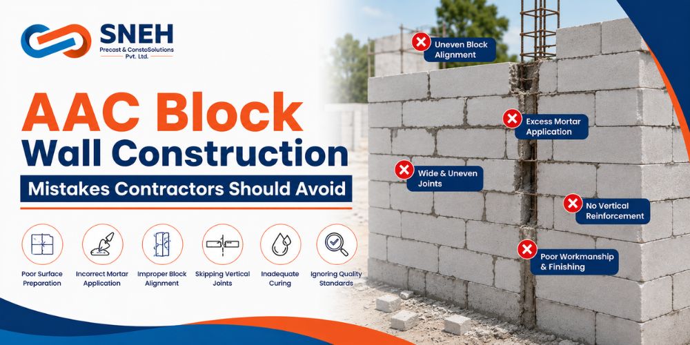AAC Block Wall Construction Mistakes Contractors Should Avoid